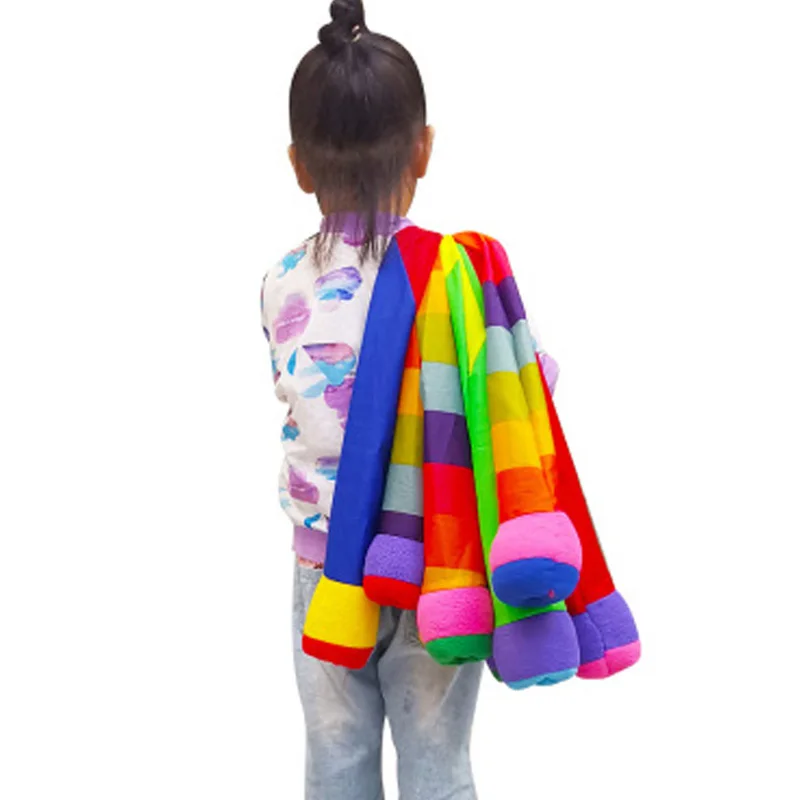 Interactive Rainbow Windproof Sandbag Children's Parent Child Outdoor Toy Sports Meteor Ball Sandbag Sensory Training