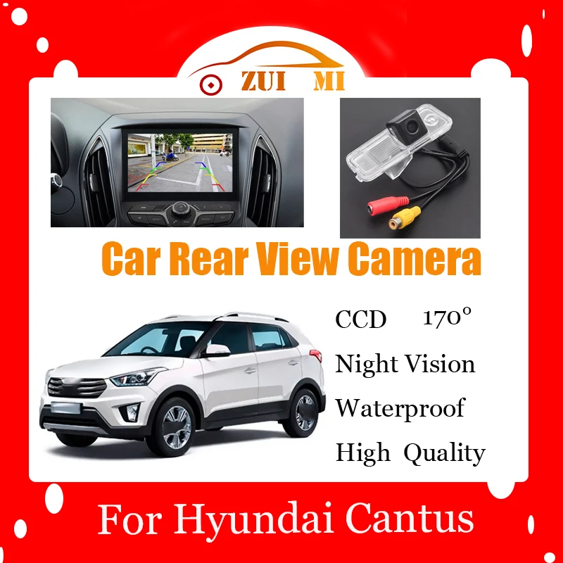 Car Reverse Rear View Camera For Hyundai Cantus 2014 2015 2016 Waterproof CCD Full HD Night Vision Backup Parking Camera