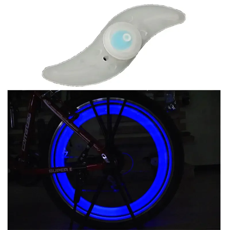 1PC Waterproof Bike Spoke Light 3 Modes for Safety Visibility Easy Install on MTB Road Wheels