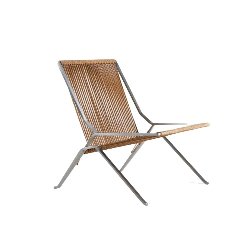 Casual single chair simple adult sofa single seat stainless steel chair