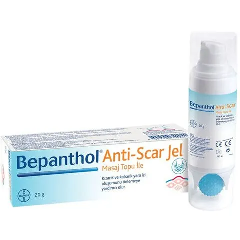 Bepanthol Anti-Scar Jel 20gr Helps to Preserve the Moisture Balance of Your Skin by Keeping the Water in the Skin