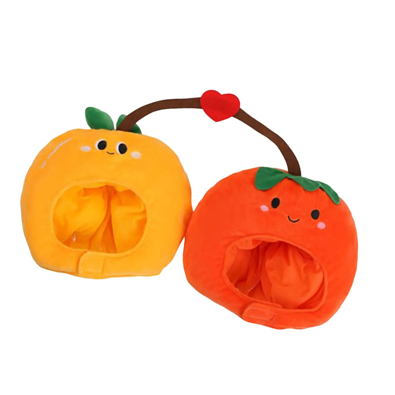 Ozdoba na głowę w kształcie persymony, rekwizyt fotograficzny w stylu kreskówkowym z owocami na imprezy tematyczne.