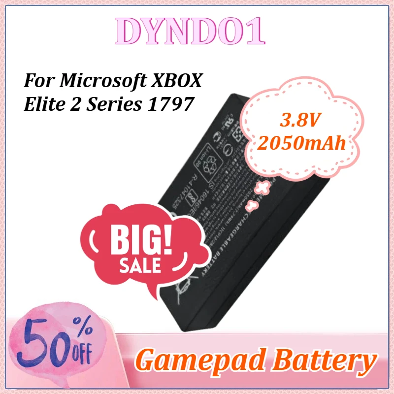 

3.8V 2050mAh DYND01 Gamepad Battery for Microsoft XBOX Elite 2 Series 1797 Battery Digital Batteries