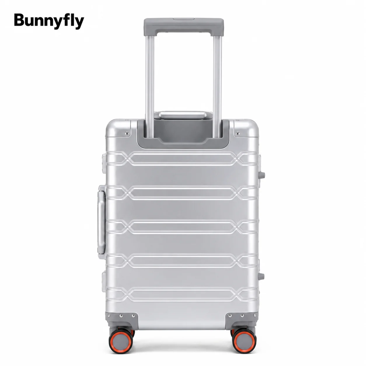 Bunnyfly Aluminum Magnesium Alloy Luggage TSA Lock Spinner Wheels Premium Hard Shell Suitcase