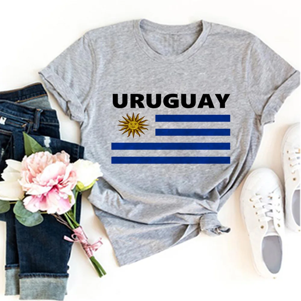 Uruguay t-shirts women summer designer t-shirts girl y2k clothing