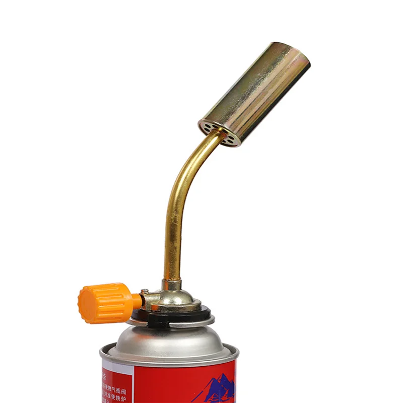Butane Torch for Camping Kitchen Baking Adjustable Blow Torch with Nozzle Refillable Gas Torch for  Cooking BBQ Creme Brulee