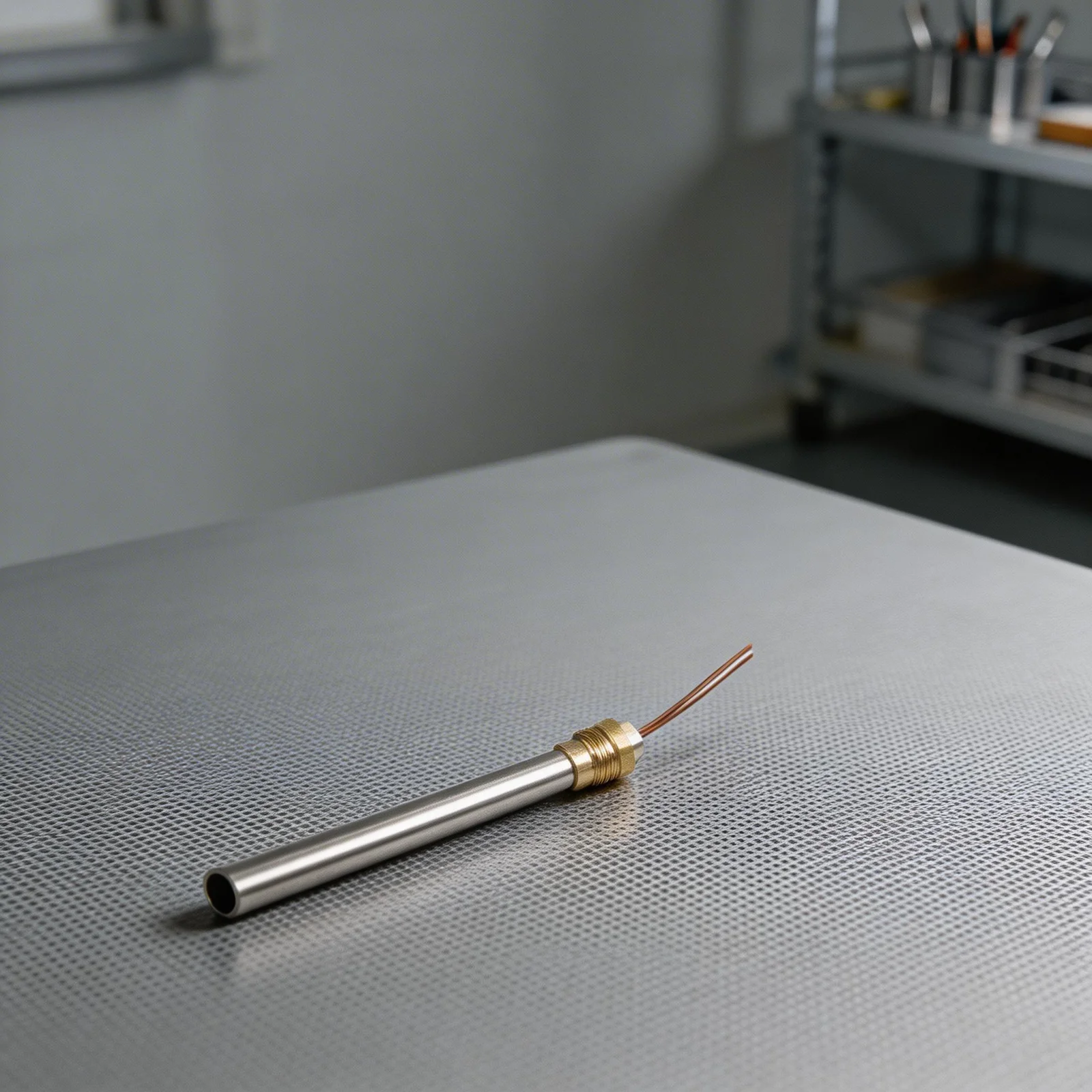 For MCZ Pellet Furnace Ignition Rod 250W 9.9mm Diameter Heating Element Stainless Steel 3/8 Inch Thread Replacement Parts