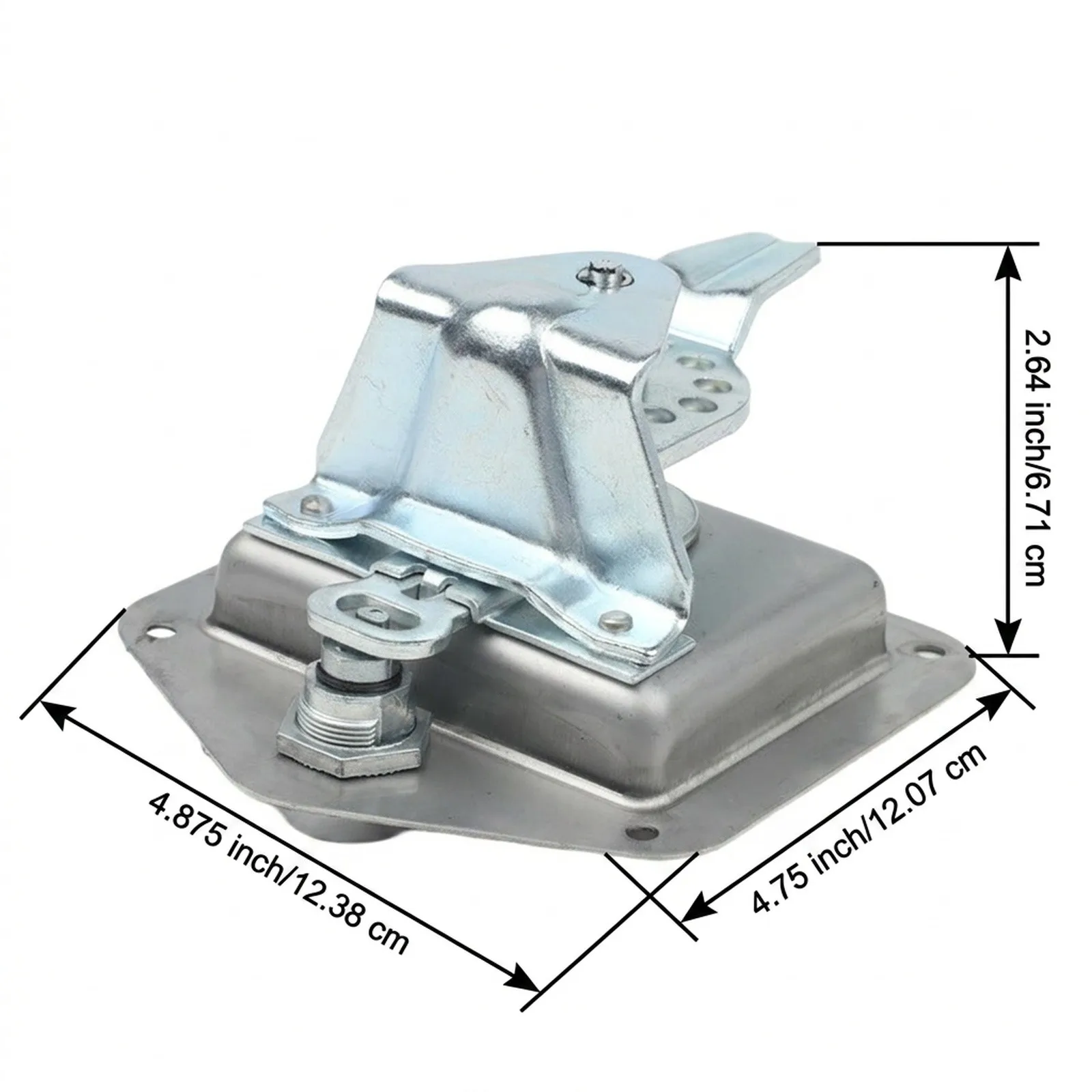 Stainless Steel Latch For Trailer Rv Lock T Handle Latch 304 Stainless Steel Construction Single Point Locking Mechanism