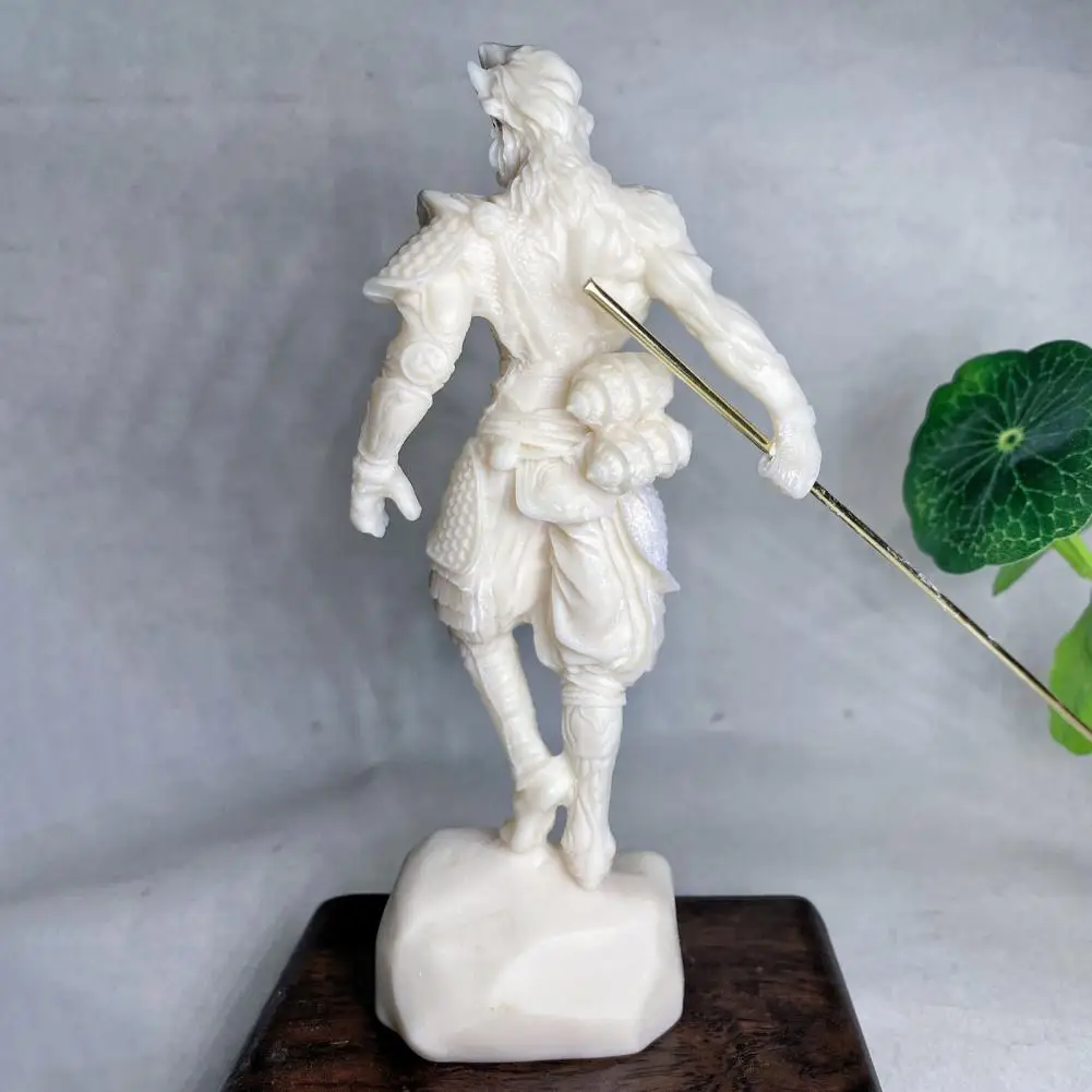 Sun Wukong Statue Handcrafted Tagua Wukong Figure Great Equalling Heaven Sculpture Cartoon Monkey King Model for Desktop