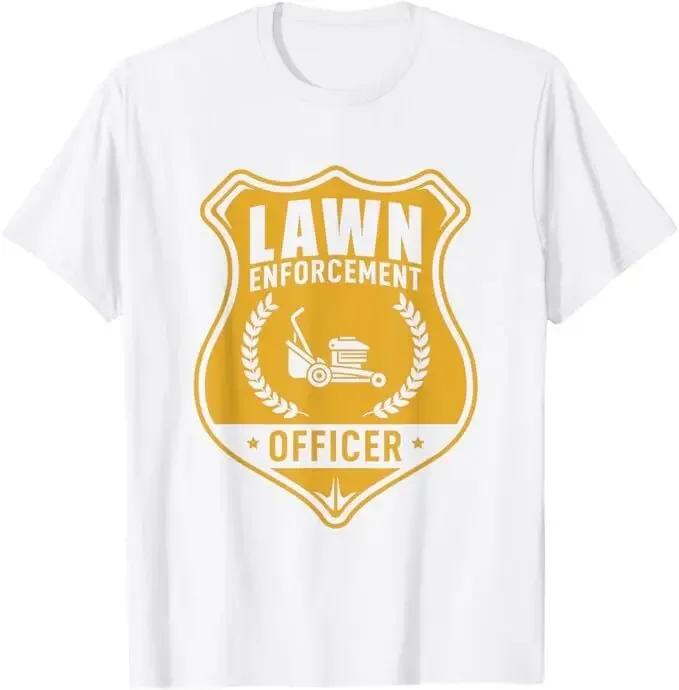 Lawn Enforcement Officer Shirt - Gardening Lawn Mower Gift T-Shirt