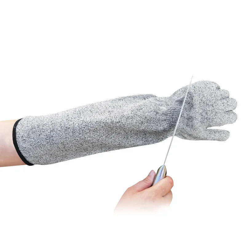 Long -cut gloves, anti-scratch arm guards, and extended sleeves for mechanical work