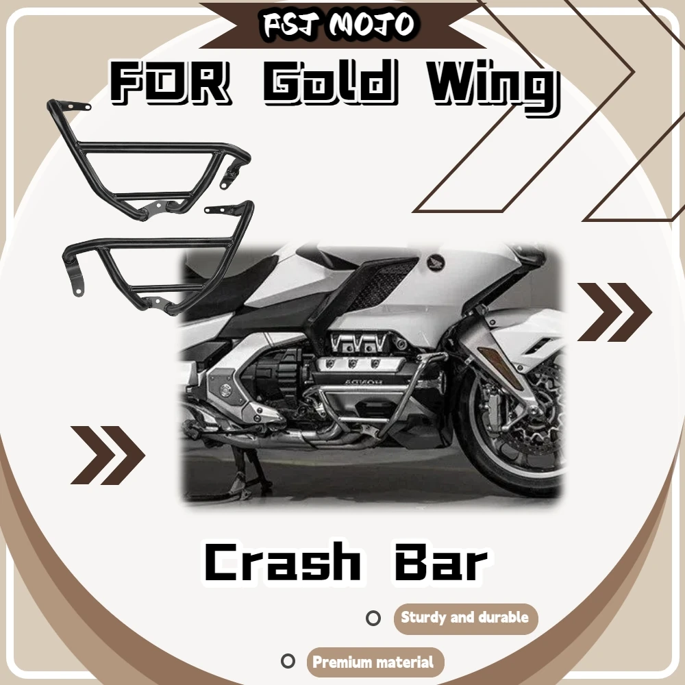 For Gold Wing Motorcycle Large Displacement Touring Stainless Steel Engine Guard Rail Anti-Damage Anti-Impact Crash Bar Set