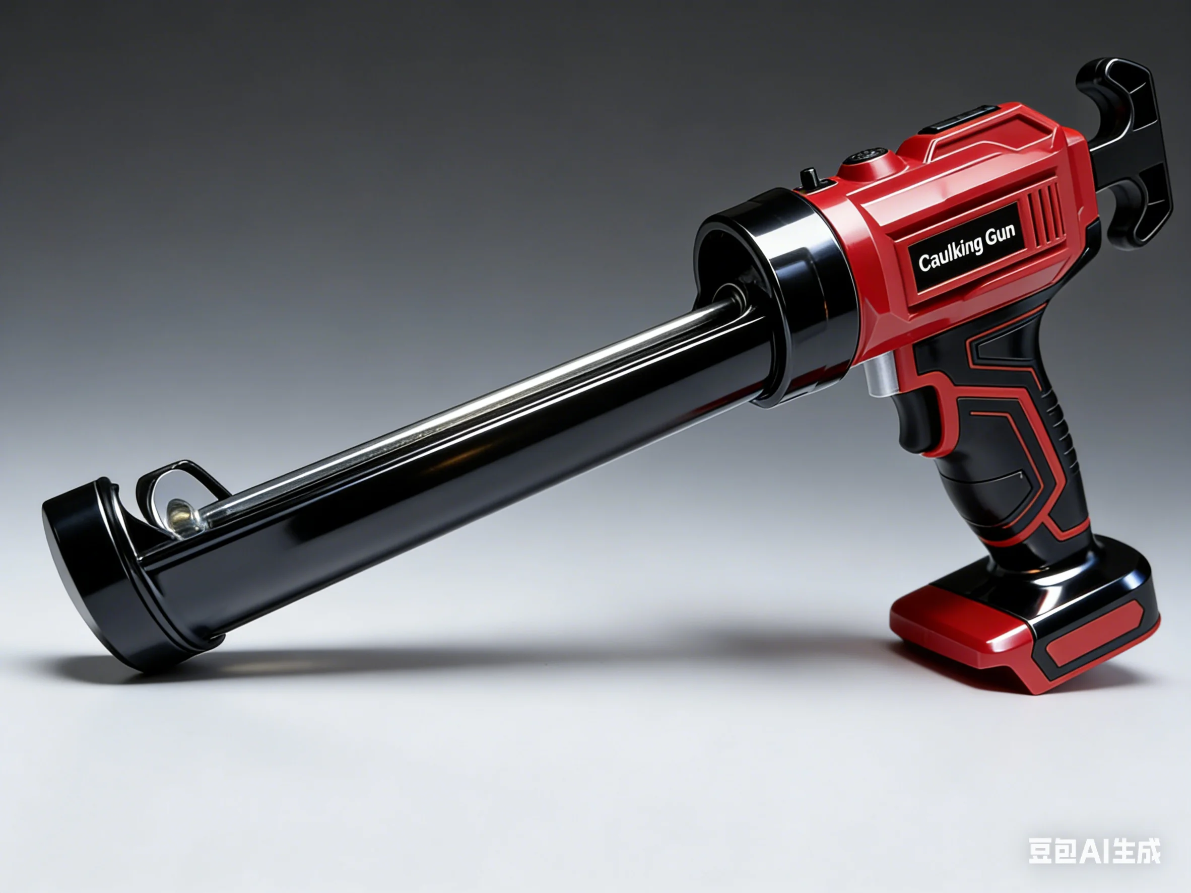 

Cordless Sausage Caulking Gun 10oz/400ml Drip-Free Electric Caulk Adhesive Gun 4-Speed with LED Light For Milwaukee M18 Battery