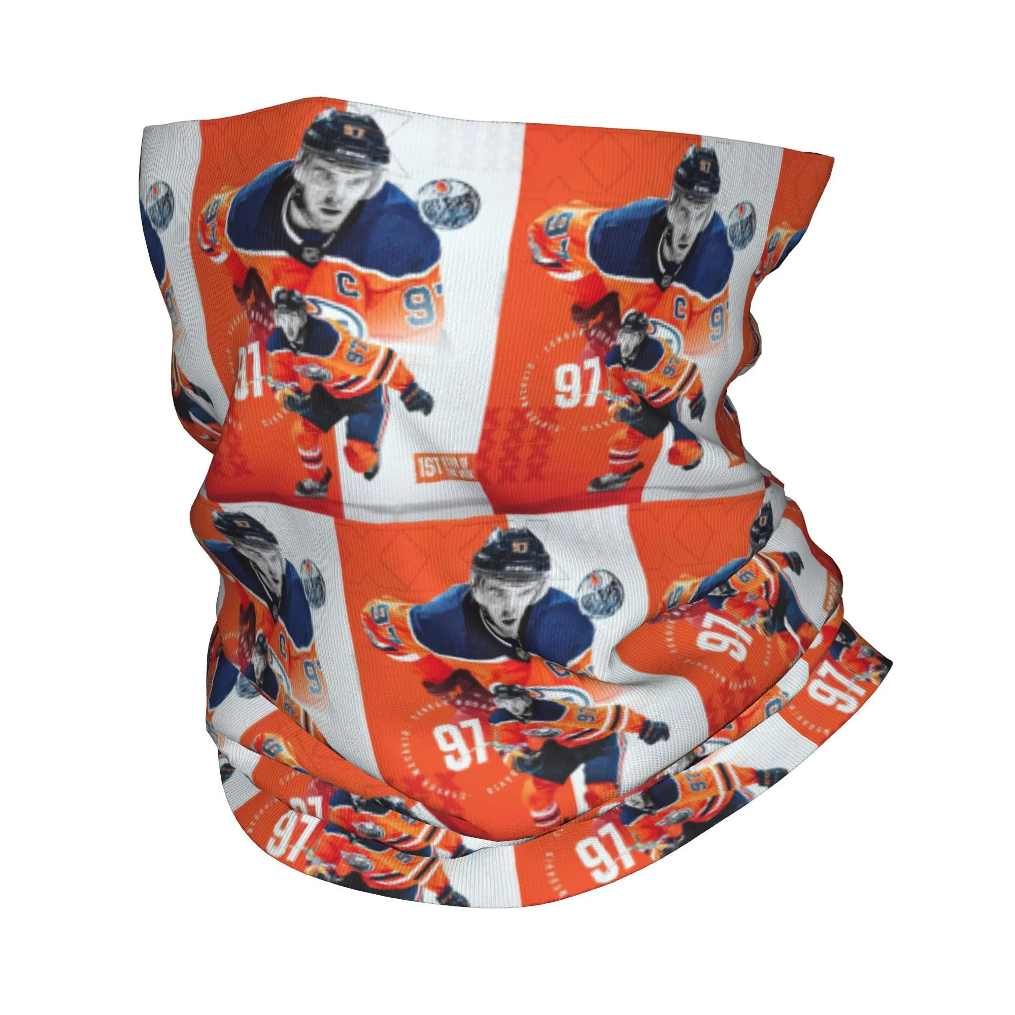 Connor McDavid Bandana Nekhoes Bedrukte gezichtssjaal Warme bivakmuts Wandelen Vissen Unisex Volwassene het hele seizoen