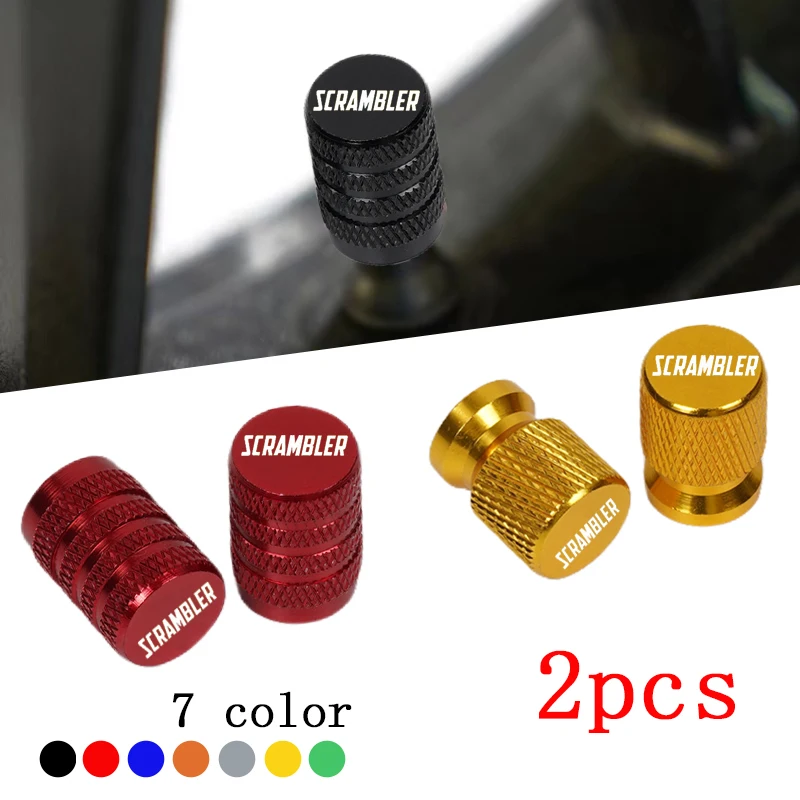 

2 шт. алюминиевые колпачки для вентилей шин с ЧПУ для мотоциклов Ducati Scrambler 400 800 1100, аксессуары