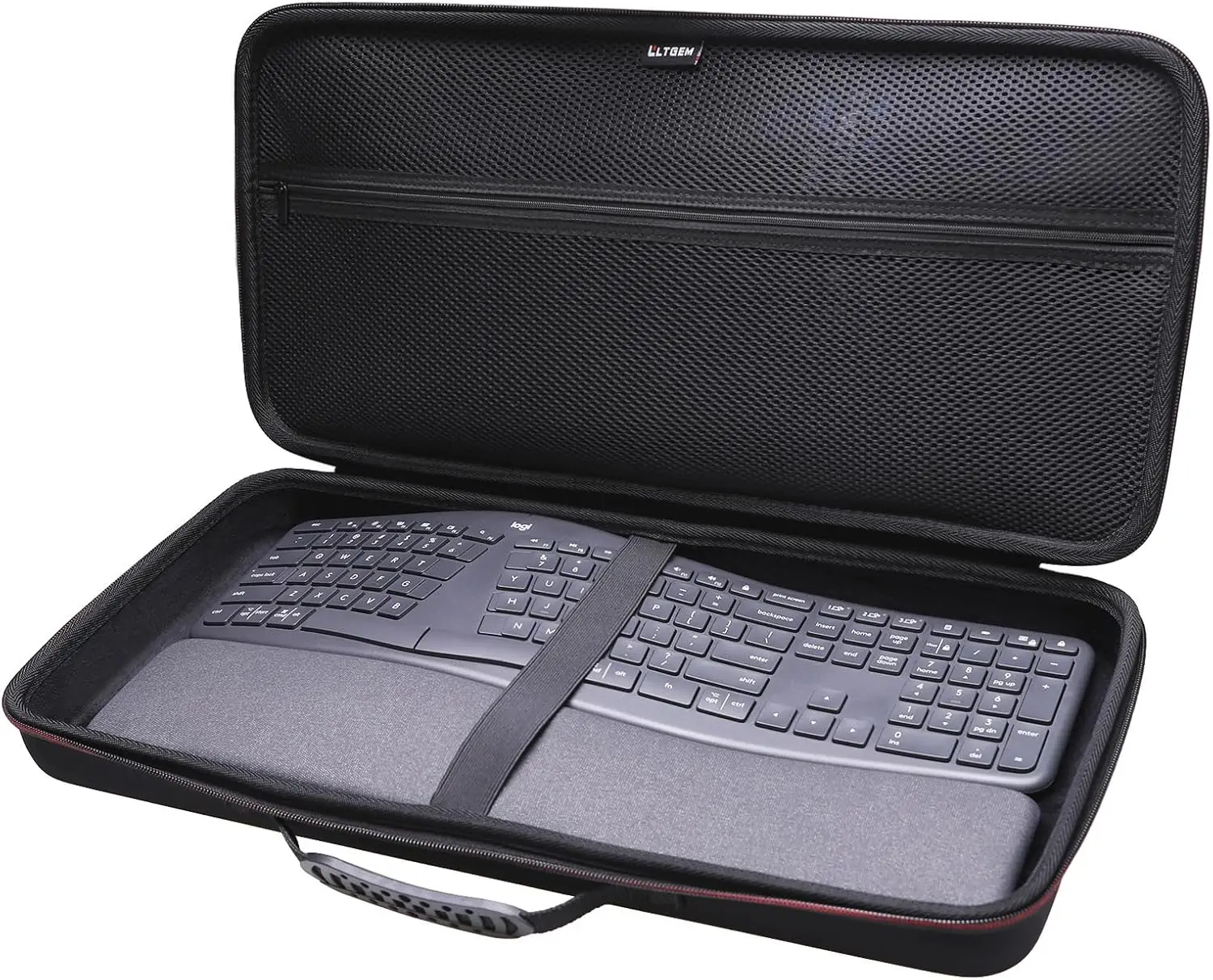 LTGEM Case for Logitech Ergo K860 Wireless Ergonomic Keyboard, Black