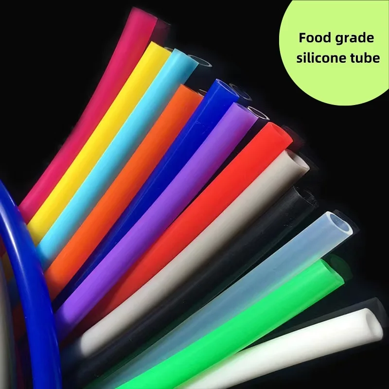 

1 Meter Food Grade ID 1 2 3 4 5 6 7 8 9 10 mm Silicone Tube Flexible Rubber Hose Soft Drink Pipe Water Connector