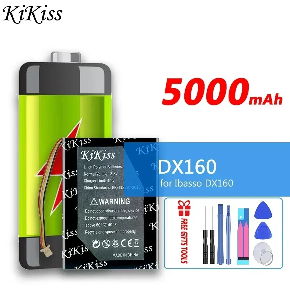 5000mAh KiKiss Powerful Battery for Ibasso DX160 DAP Player