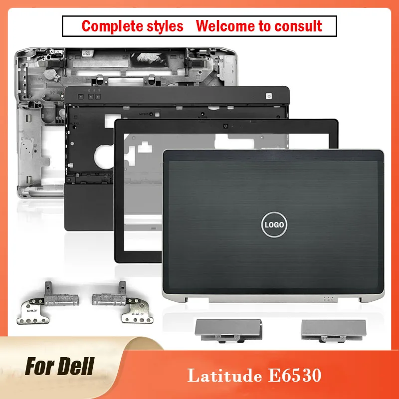 NEW Original For Dell Latitude E6530 6530 Laptop LCD Back Cover Front Bezel Hinges Palmrest Bottom Case E6530 Non touch 15.6 In