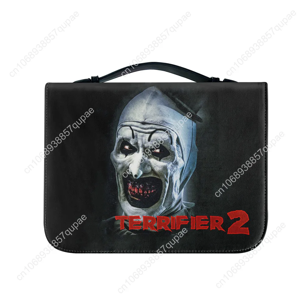 Terrifier Clown halloween Bible Bags Christian Gifts Personalized Cover Bible Pack Waterproof Leather Bag Pockets Package Case
