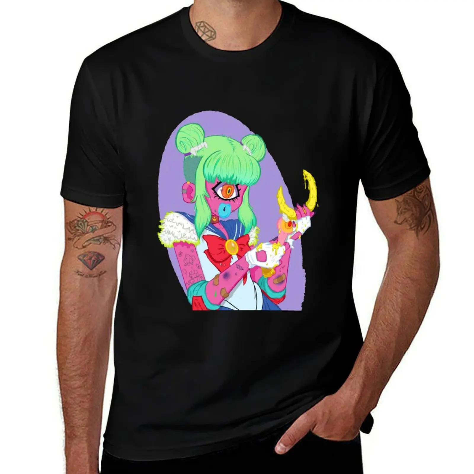 

Cyclops Moon Power T-Shirt customs design your own graphic t shirt vintage t shirts for men graphic