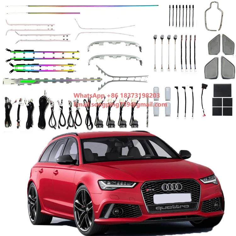 

Factory Direct Supply Ambient Lighting Car Upgrade Interior Car Accessories Lights Ambient Light for Audi 12-18 A6/RS6