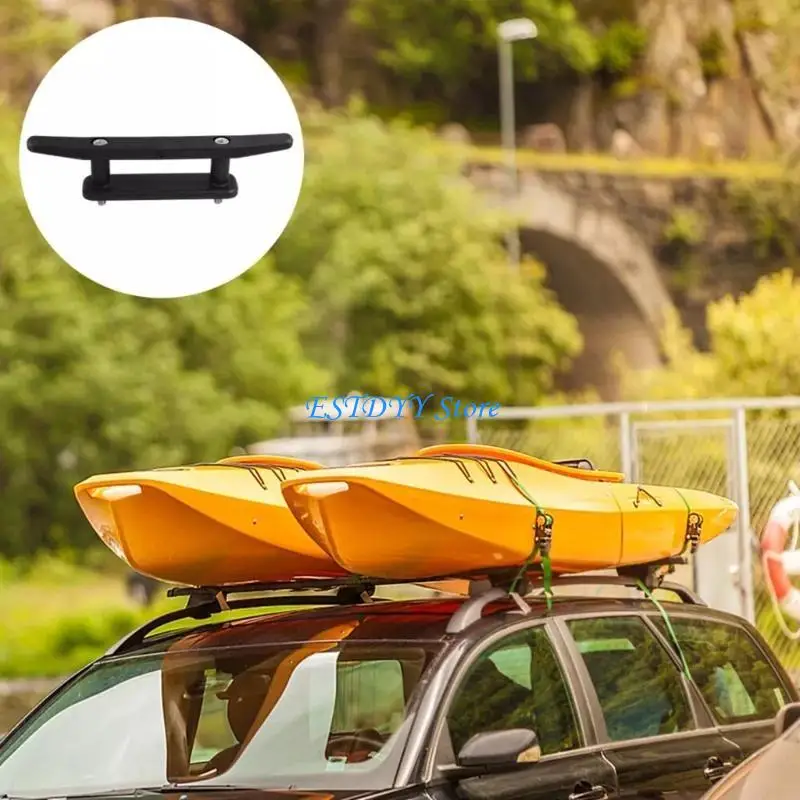 G6de 2pcs كاياك رف رف نايلون سطح السفينة نايلون كاياك حبل المربط مع البراغي #5