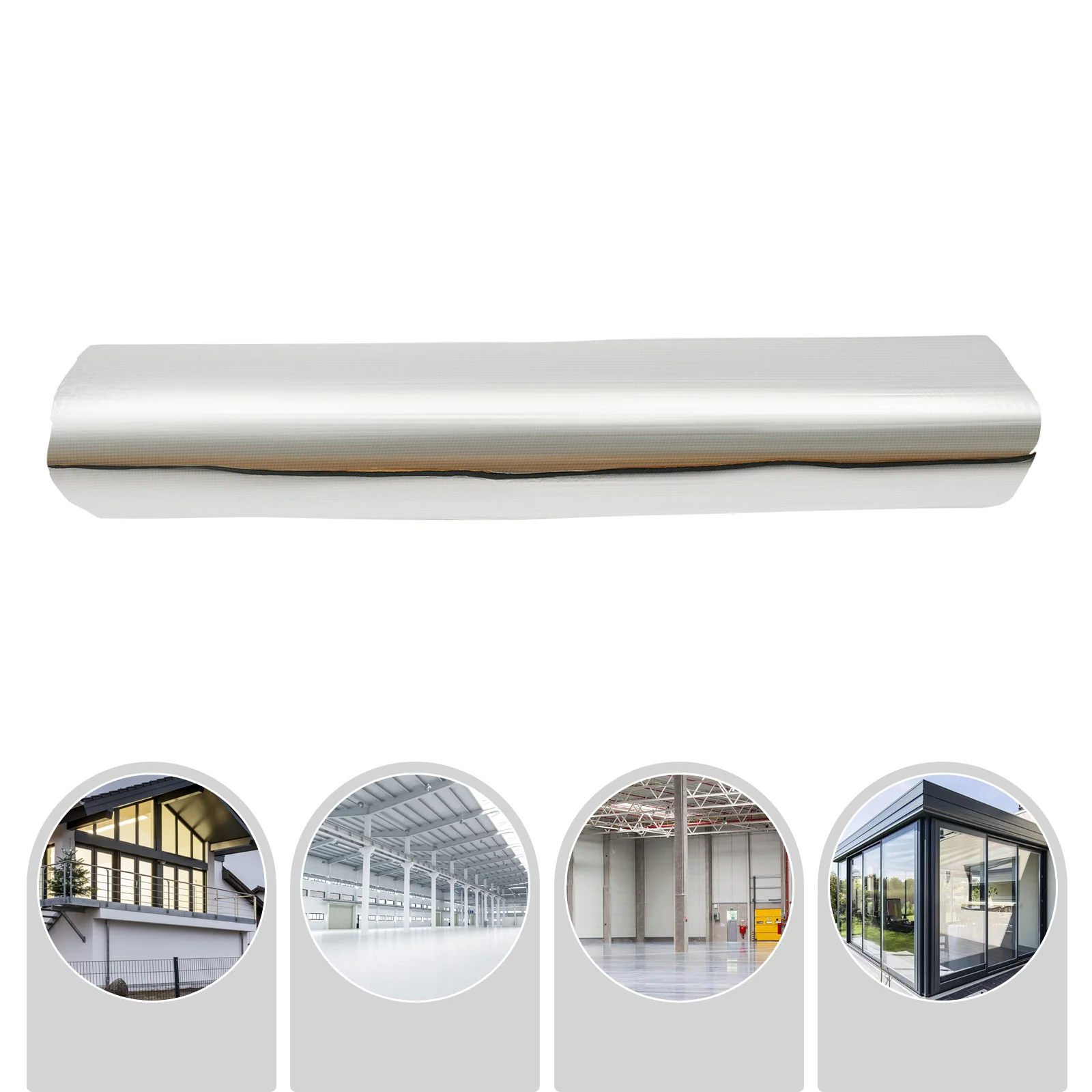 8*3.2ft Silver Suitable Sound Heat Deadener Mat Noise Heat Insulation Pad Fashionable Mat with Protective Film