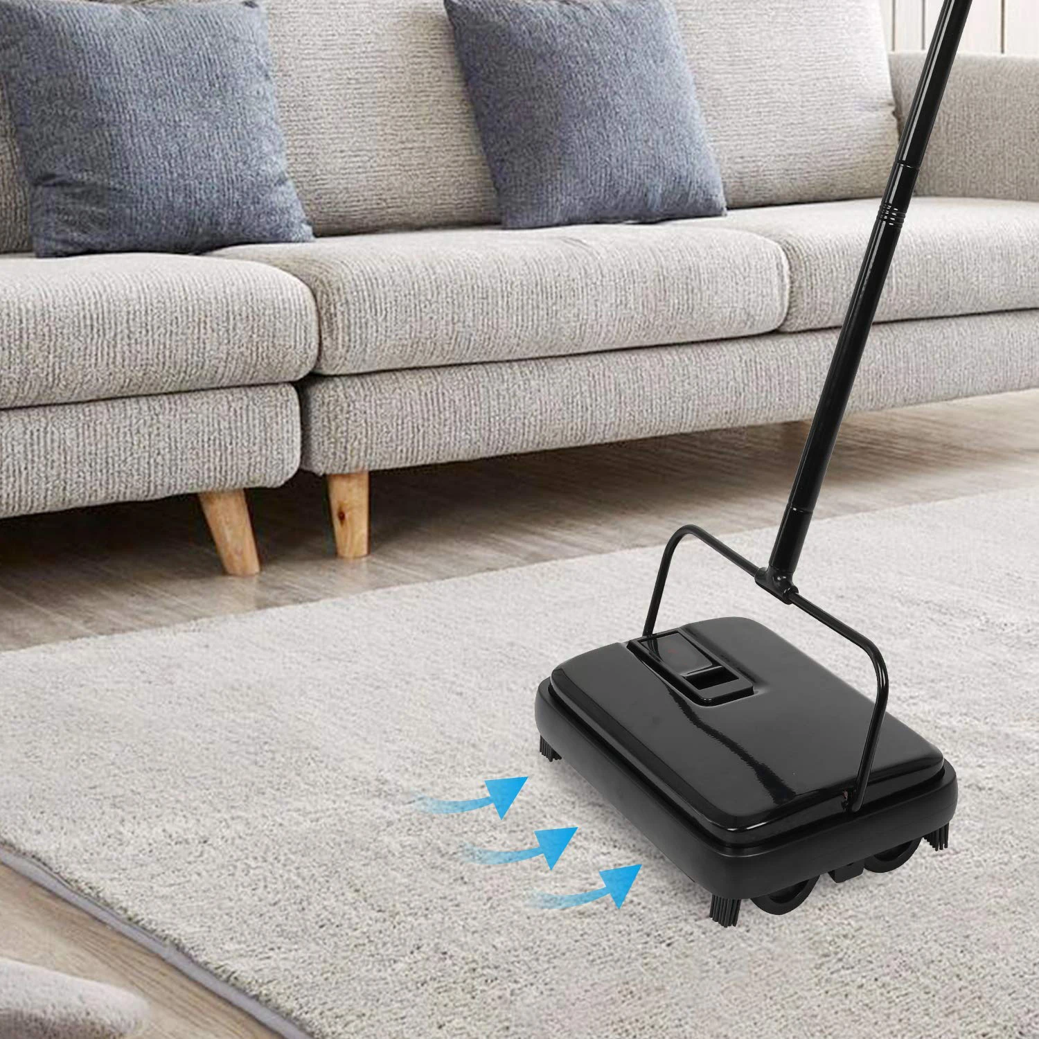 

Jesun Lightweight Compact Durable Household Rotary and Portable Sweeper