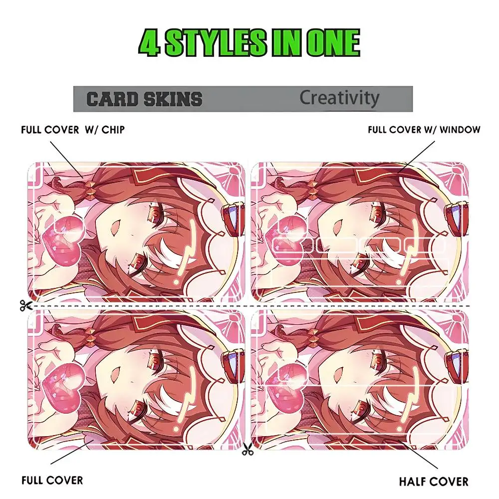 Umamusume Pretty Derby Credit Debit Bank Film Skin Sticker Front Cover