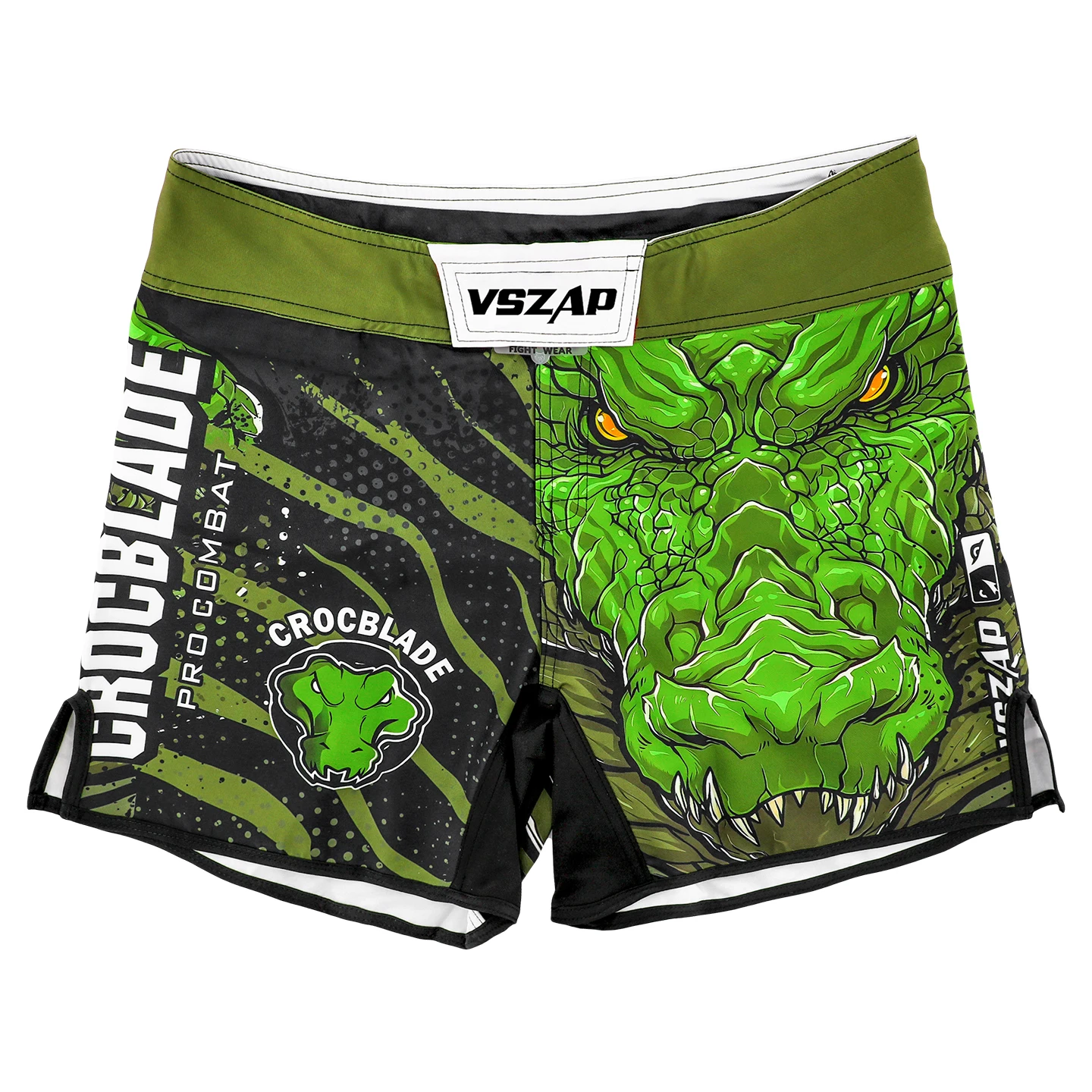 VSZAP Crocodile King Sports and Leisure Elastic Quick drying Shorts Men's Gym MMA Kung Fu Muay Thai Punch Pants