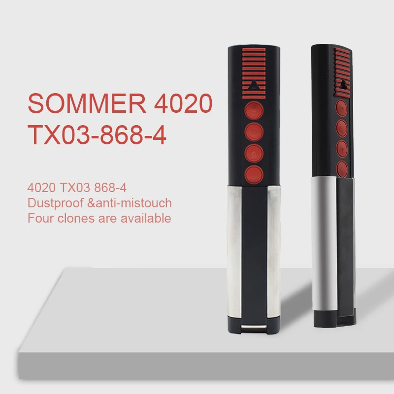 SOMMER 868 Mhz Garagedeur Afstandsbediening Commando Gate Opener 4020 4026 4031 4025 4011 4021 TX03 868 4 2 Pilot SOMMER 868.8mhz