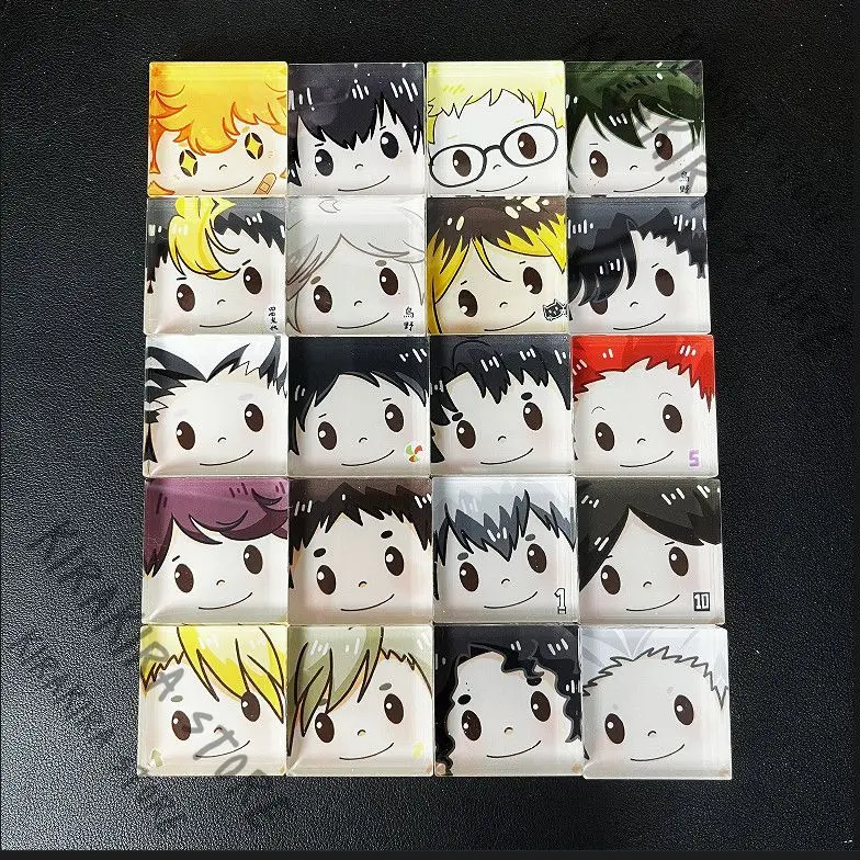 

Haikyuu!! Sakusa Kiyoomi Miya Atsumu Kei Tsukishima Korai Hoshiumi Anime Acrylic Brick Loveliness Cosplay Diy Desktop Ornament