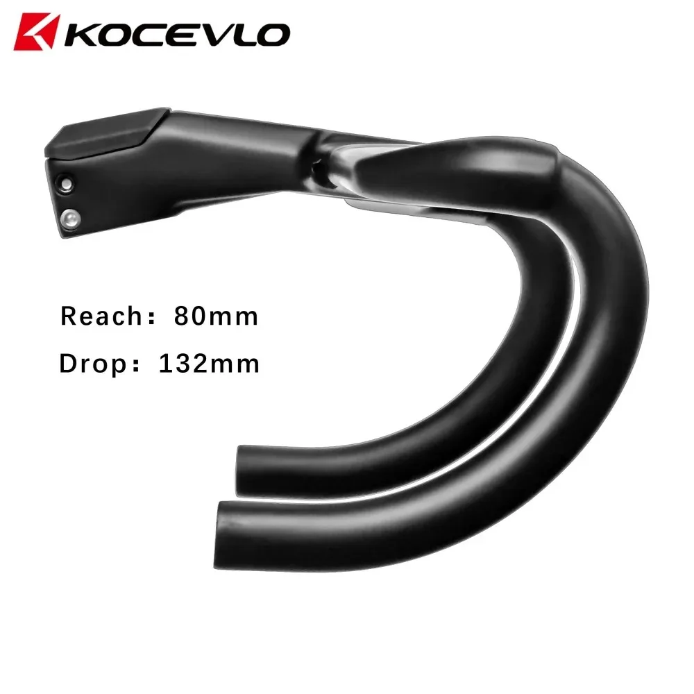 KOCEVLO K04 EVO Road AERO Carbon Integrierter Lenker 28,6/31,8 mm mit Abstandshaltern Radfahren Interne Kabel OD2 Road Lenker – Detail 10