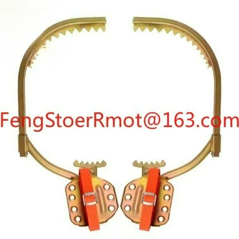Tree Climbing Tool Special Tool For Tree Picking Coconut Tree Grab Iron Shoes Foot Tie Foot Hook Wooden Pole Climbing Device