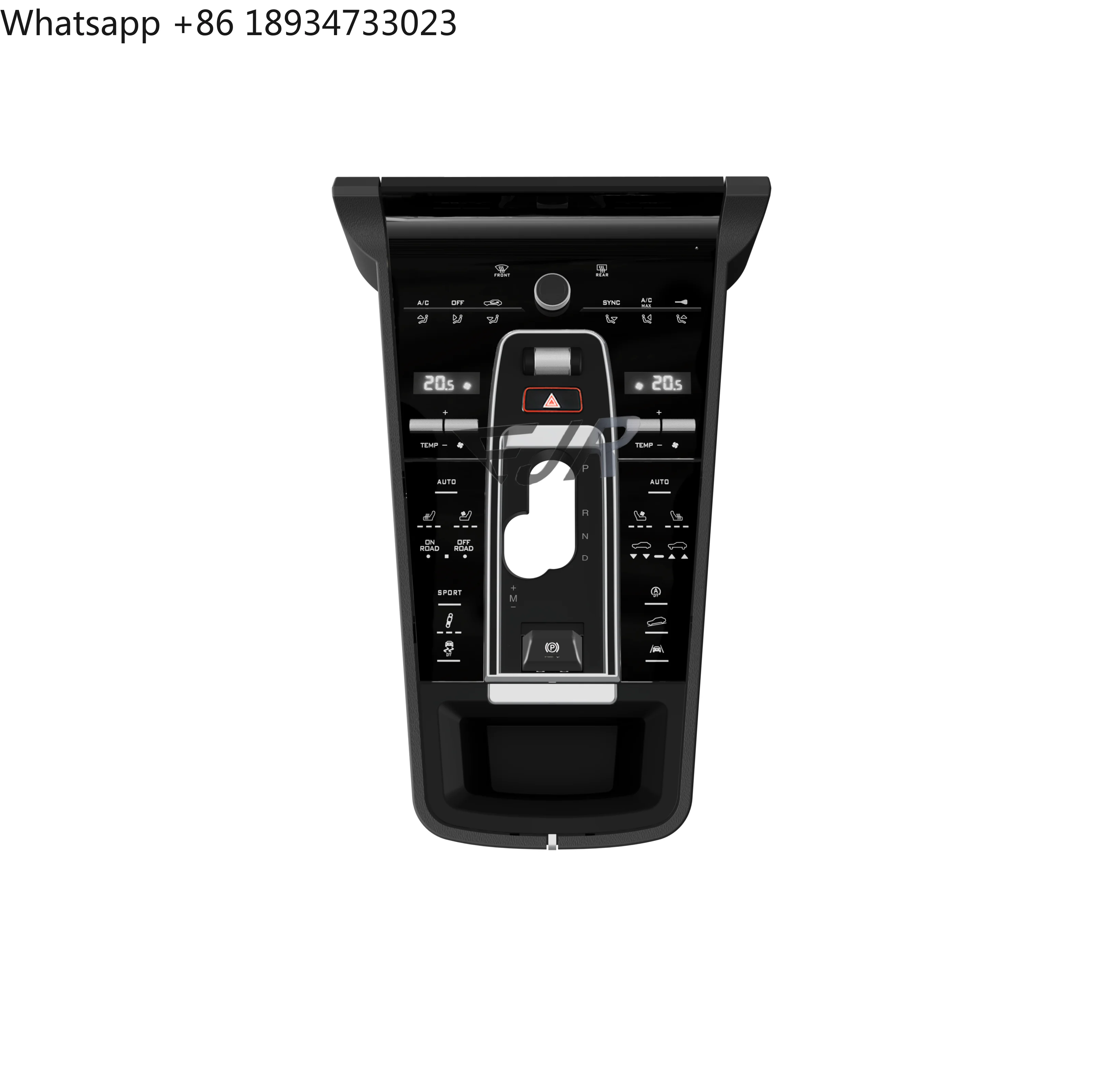 Auto Interior Saddle Digital Control Panel Upgrade for  Porsche Cayenne  Panamera  Macan Body Kit Modification