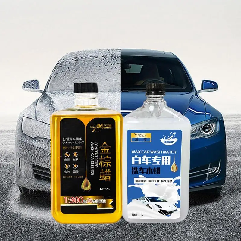 Sapone per autolavaggio 1L rivestimento agente di manutenzione detergente detergente Classic Car Wash Essence cera lucidante Clean Dirt fornisce lucentezza