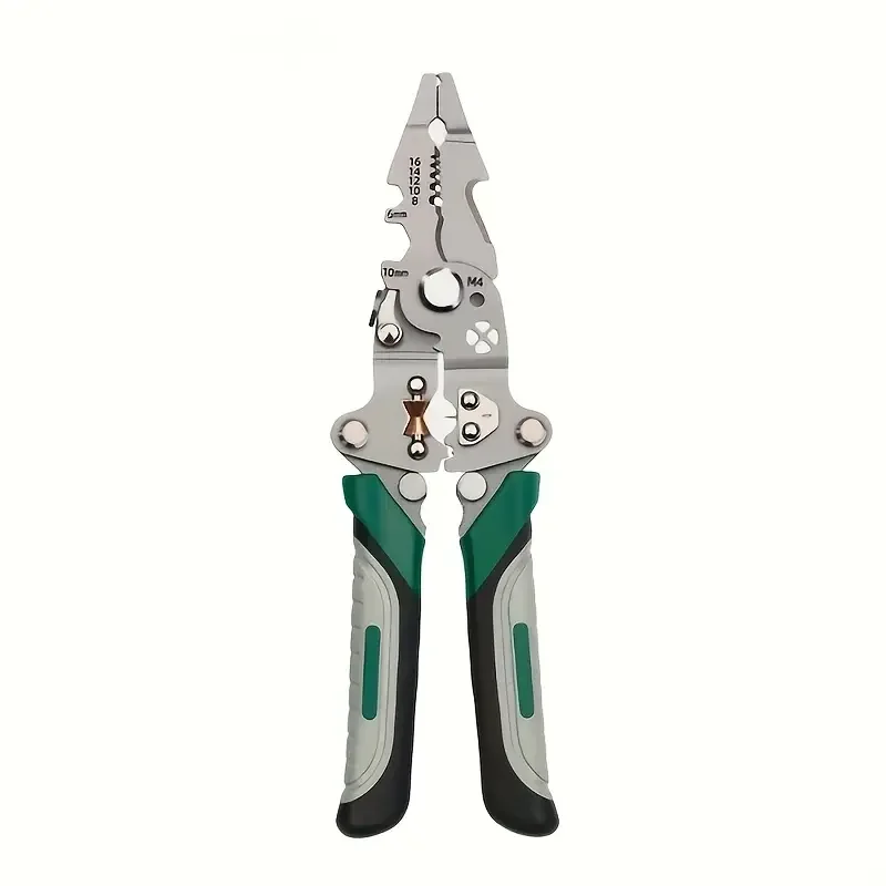 

Wire Stripping Pliers Cutter Crimping Tool Multifunctional Electrician Pliers Tools Foldable Wire Crimping Winding Pliers