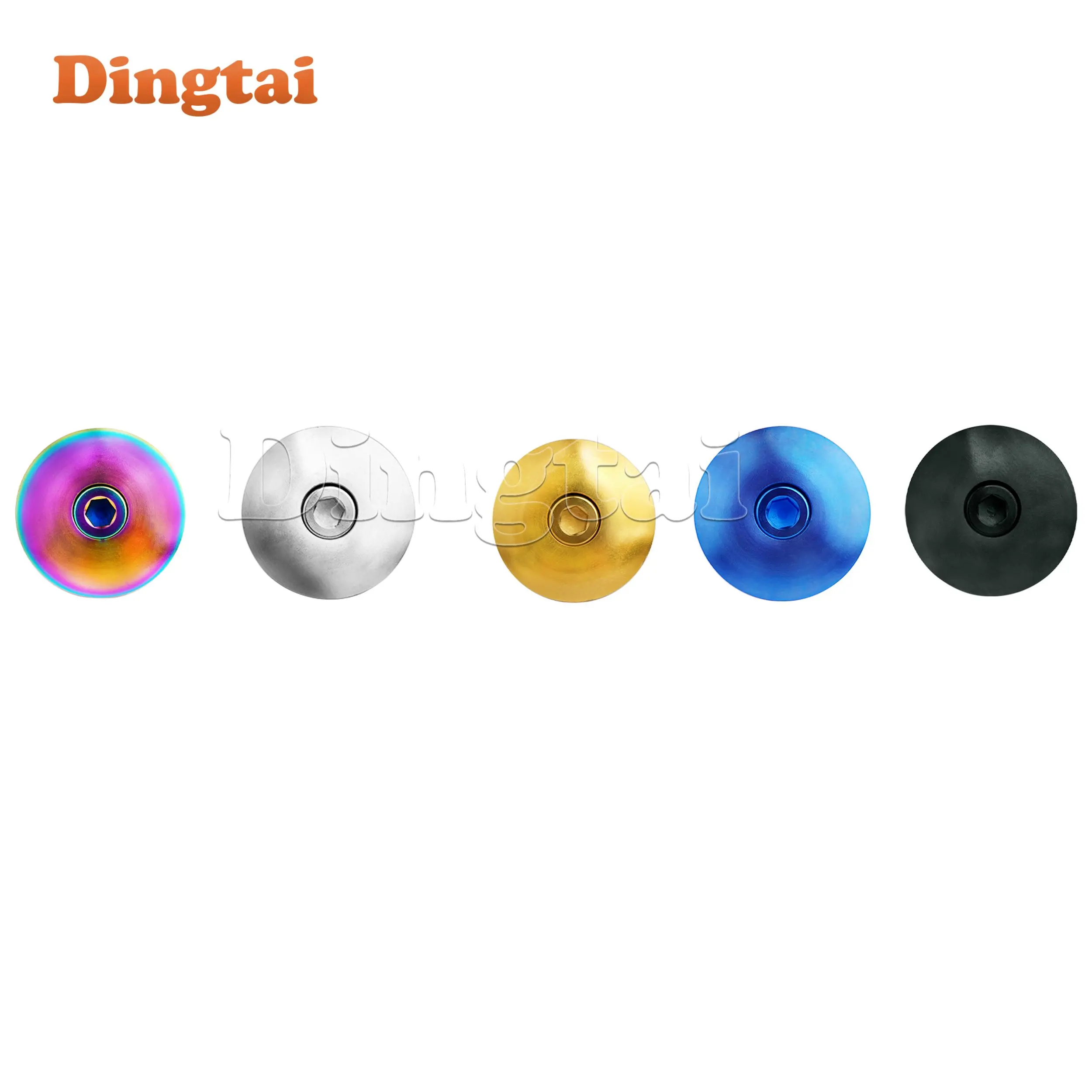 Dingtai Titanium  alloy top cover Square Screw with Washers for Bike Parts Fastener