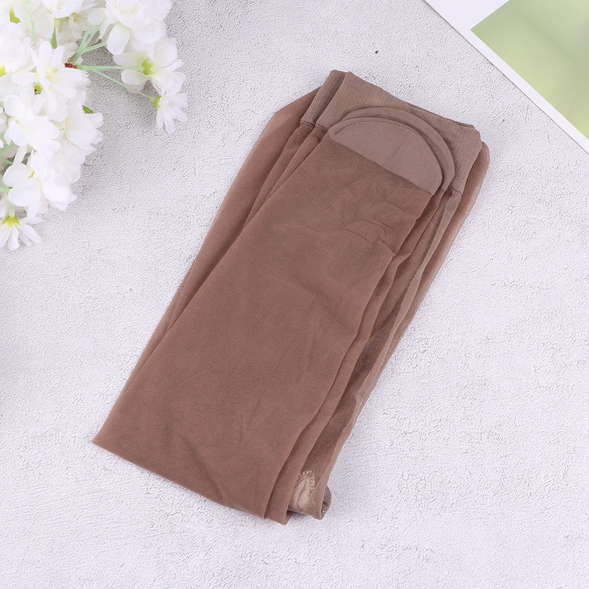 

3pcs Anti-Snag Pantyhose For Women 45-65Kg Coffee Thin Breathable Nylon Summer Long Stockings Cool T-Shaped Crotch Comfortable
