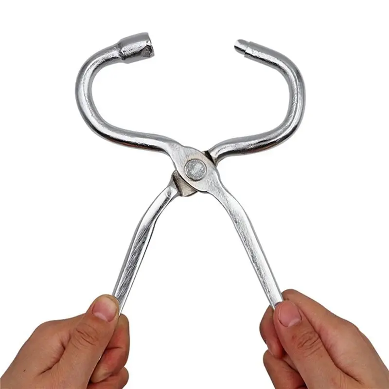 2X Farm Equipment Bull Cattle Nose Pliers Cow Nose Clip Piercing Drilling Tools Bovine Punch Plier Puncher Ranch Pasture