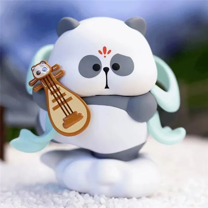 

Учитель Панда Новогодний подарок Слепая коробка Коллекционная фигурка Культурное сокровище Игрушка Модный орнамент ручной работы Игрушка