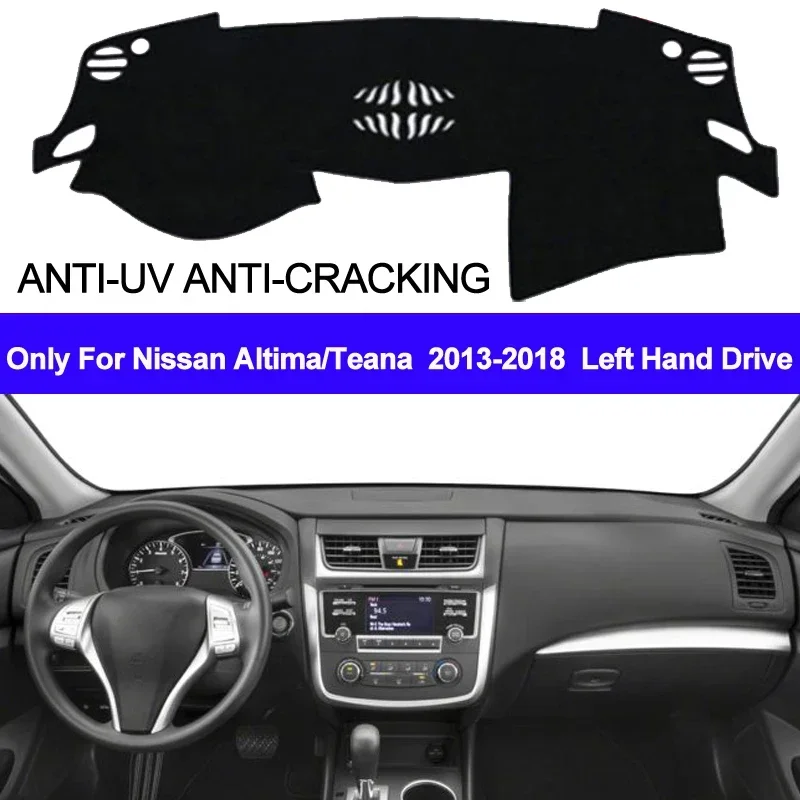 

Защитный коврик для Nissan Teana Altima L33, 2013, 2014, 2015, 2016, 2017, 2018, силиконовый нескользящий коврик для приборной панели, автомобильный козырек от солнца