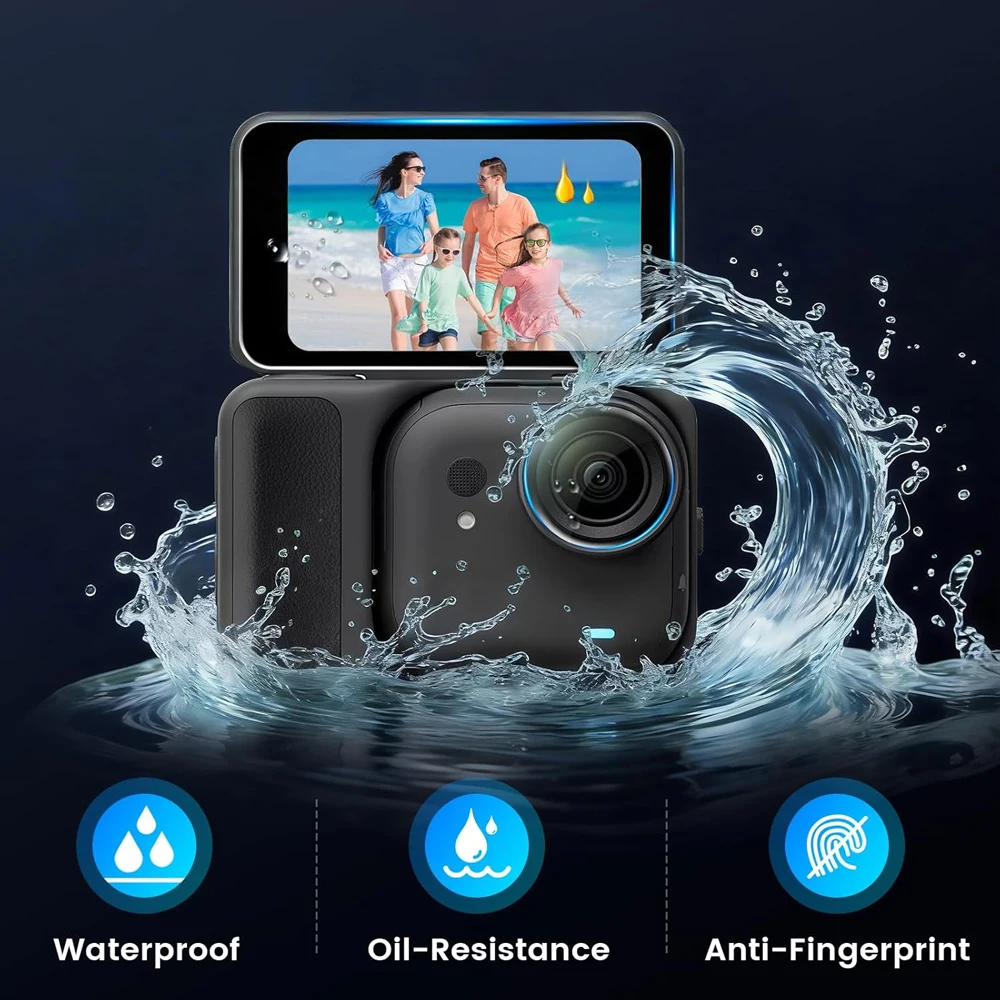 Tempered Glass Screen Protector for Insta360 GO Ultra 9H Anti-Scratch HD Clear Bubble-Free Film with Lens Protector Accessories