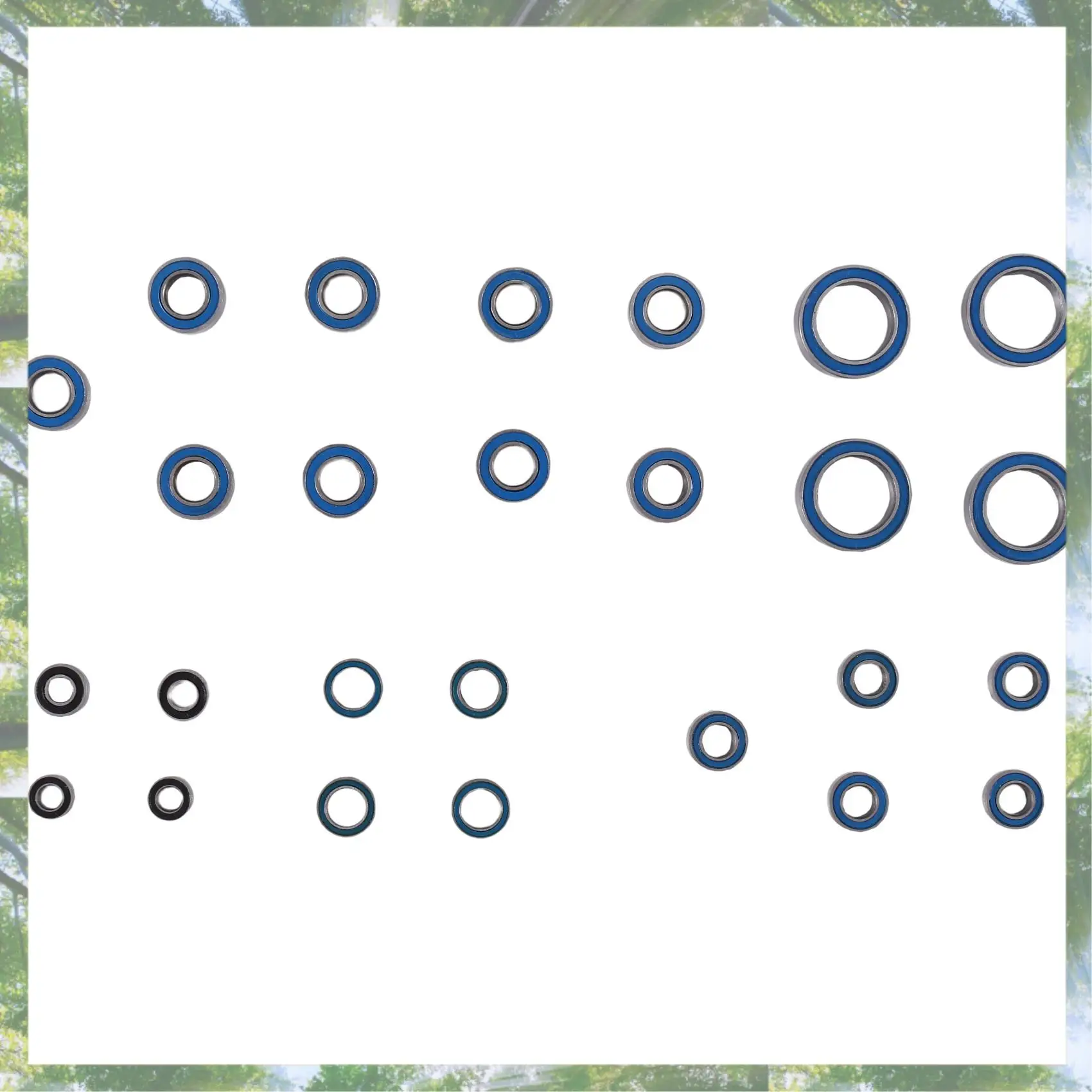 T84C-26PCS المطاط مختومة الكرة مجموعة أدوات المحمل ل Tamiya XV-01 XV01 1/10 RC سيارة ترقيات أجزاء الملحقات