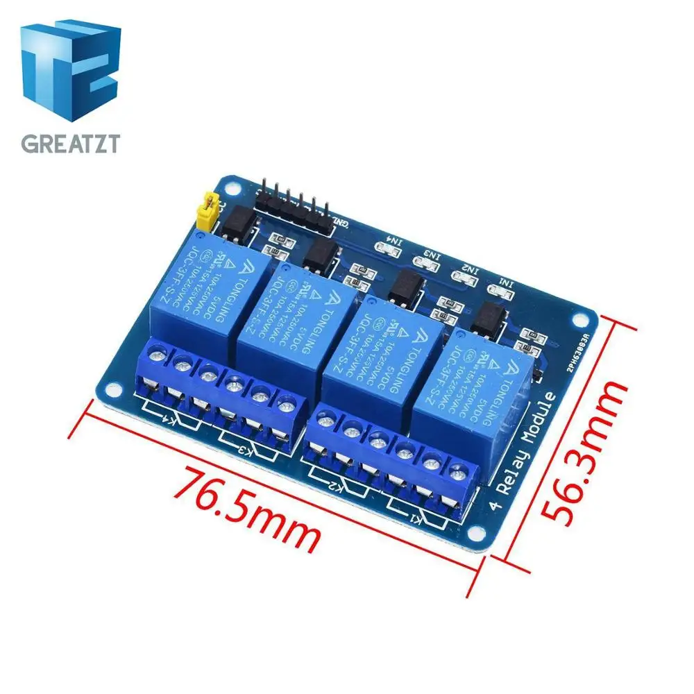 GREATZT 5v 1 2 4 6 8 channel relay module with optocoupler. Relay Output 1 /2 /4 /6 / 8 way relay module 12V for arduino blue