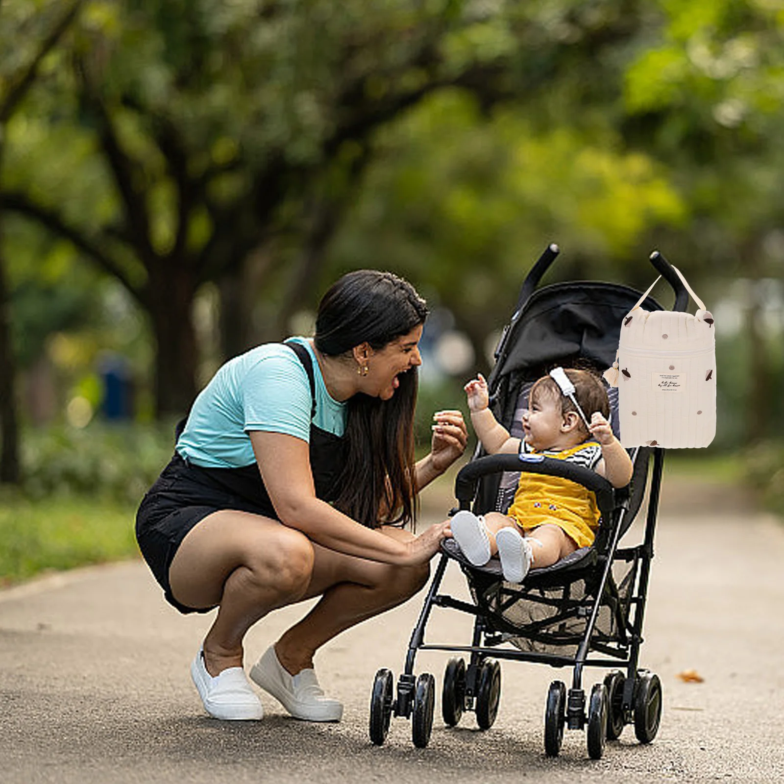 

Portable Diaper Pouch Multi-Functional Storage Bag for Diapers Wipes Bottles Stroller Organizer Aesthetic Travel