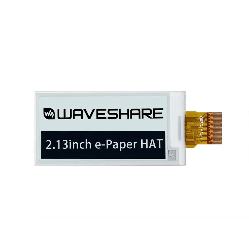 Waveshare 250x122, 2,13 inch E-Ink rauw displaypaneel