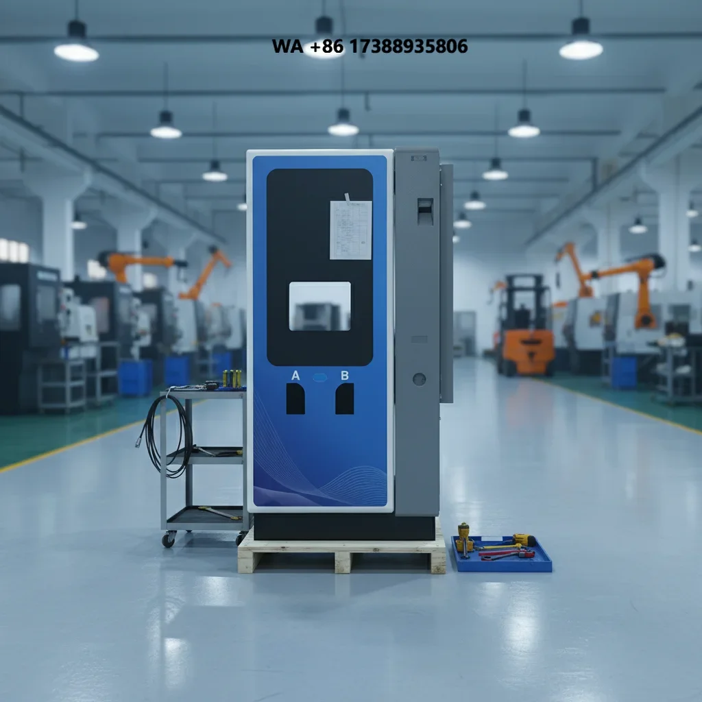 IP55 Certified High-Power DC Electric Vehicle Charging Station GBT CCS OCPP1.6J Floor-Mounted New SCU Brand EVMS Model 80-480KW