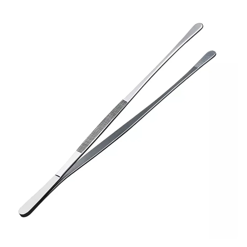 

Stainless Steel Bbq Tong Ergonomic Non-Slip Grip For Grilling Camping Outdoor Cooking Food Tongs Kitchen Bar Tools Grill